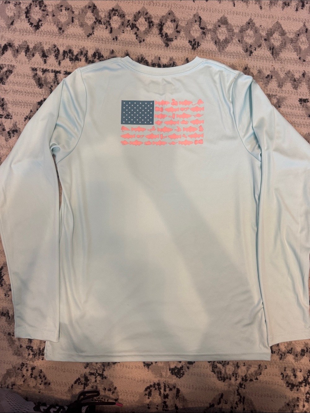 Columbia Youth Rash Guard Size (14/16)    2 shirts total (red & mint green). - Picture 9 of 9